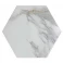 Marmor Klinker Hex Marble Vit-Gul Matt 20x24 cm Preview